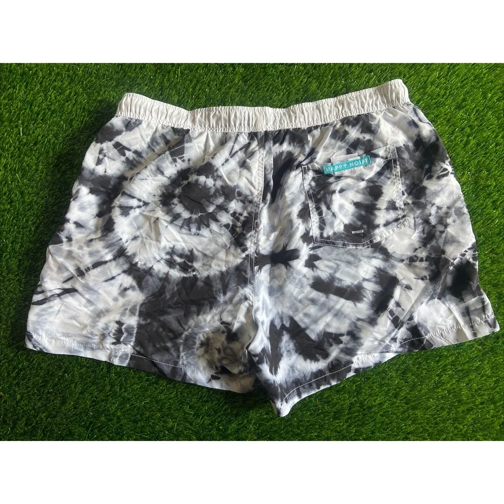 Happy Hour Men's Tie-Dye Board Short Swim Trunk Size XXL EUC